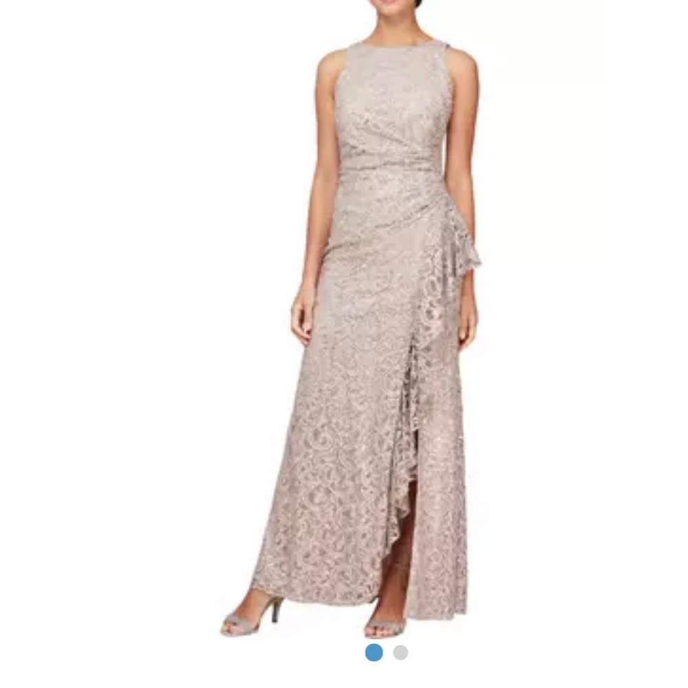 Elegant Lace Evening Dress MOB /MOG Size 10 NWT - Picture 9 of 9